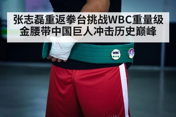 张志磊重返拳台挑战WBC重量级金腰带中国巨人冲击历史巅峰